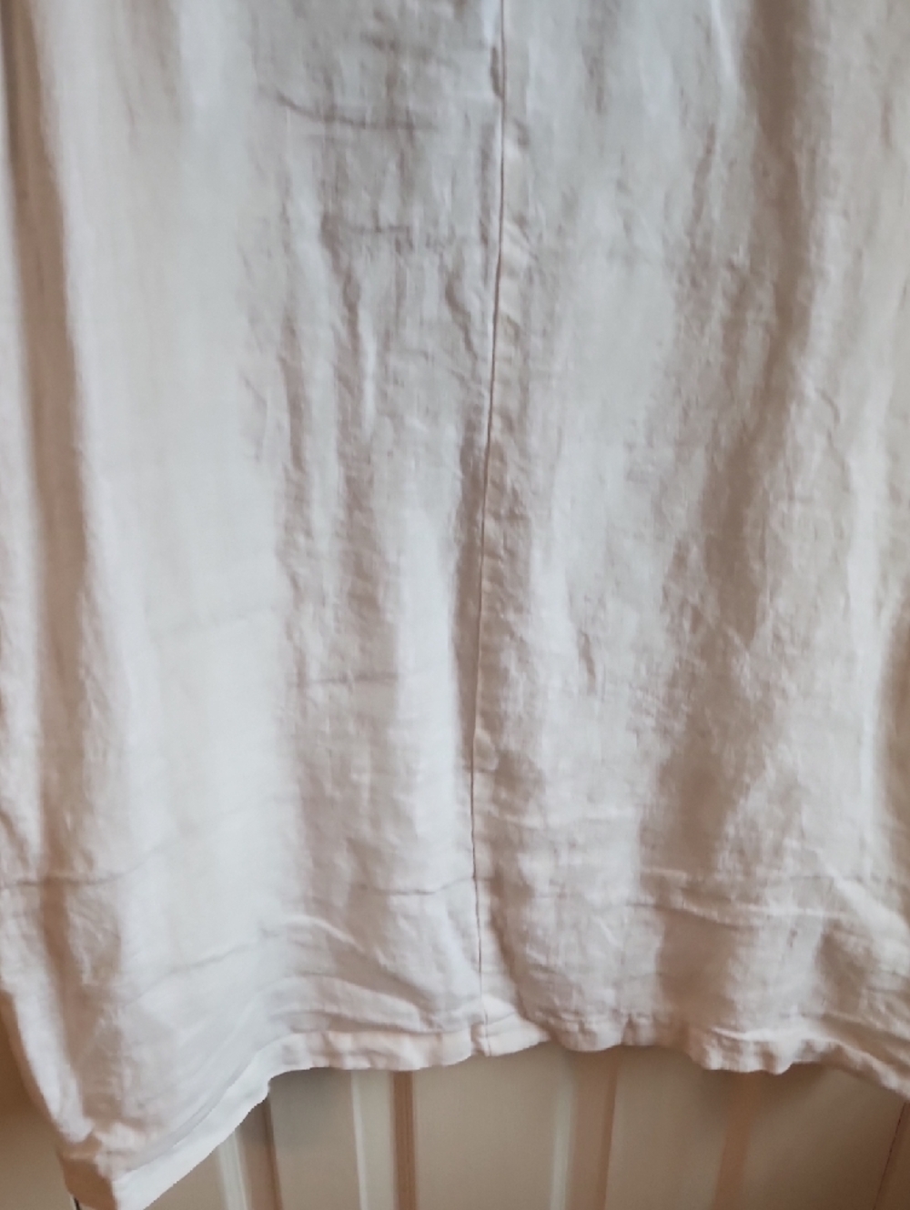 Tommy Bahama White Sleeveless Shift Dress with Blue Embroidered Panel Sz XL - Picture 9 of 10